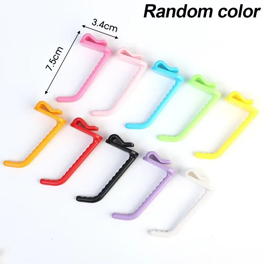 50/5PCS Supermarket Mesh Panel Hooks Color Multi-Purpose Display Racking Storage Hook Wall-Mounted Key Hangers Home Organization
