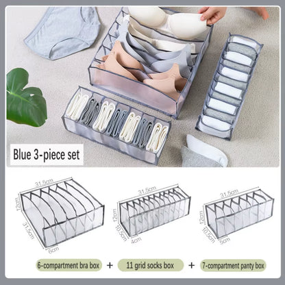 Underwear Organizer Clothes Wardrobes Box Closet Room Organizers Foldable Drawer Home Organization and Bra Storage Bedroom Shelf