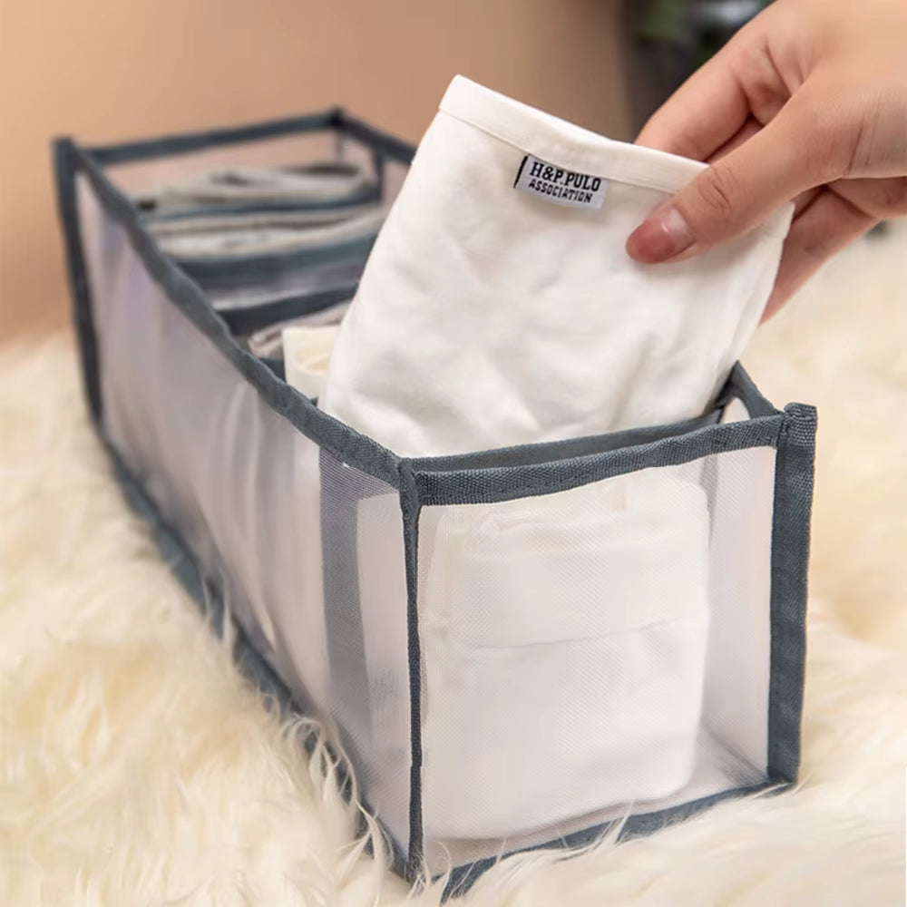 Wardrobe Closet Cabinet Organizers Underwear Bra Socks Panty Storage Boxes Home Organization Drawer Divider Home Dormitory