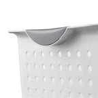 Medium Ultra™ Basket, Open Plastic Storage Bin, Organization Solution, White