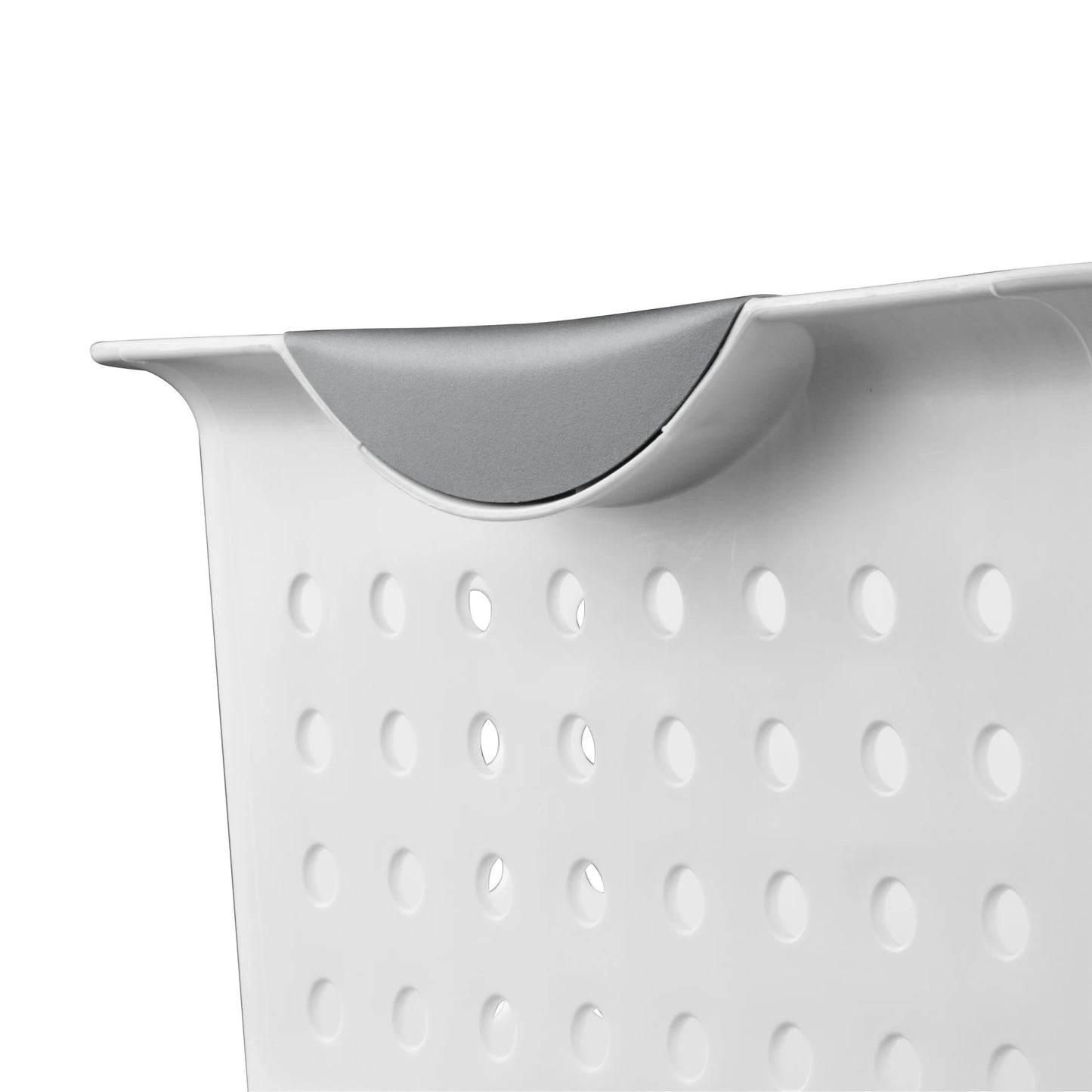 Medium Ultra™ Basket, Open Plastic Storage Bin, Organization Solution, White