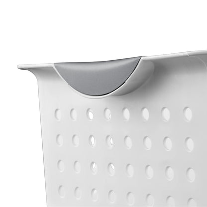 Medium Ultra™ Basket, Open Plastic Storage Bin, Organization Solution, White