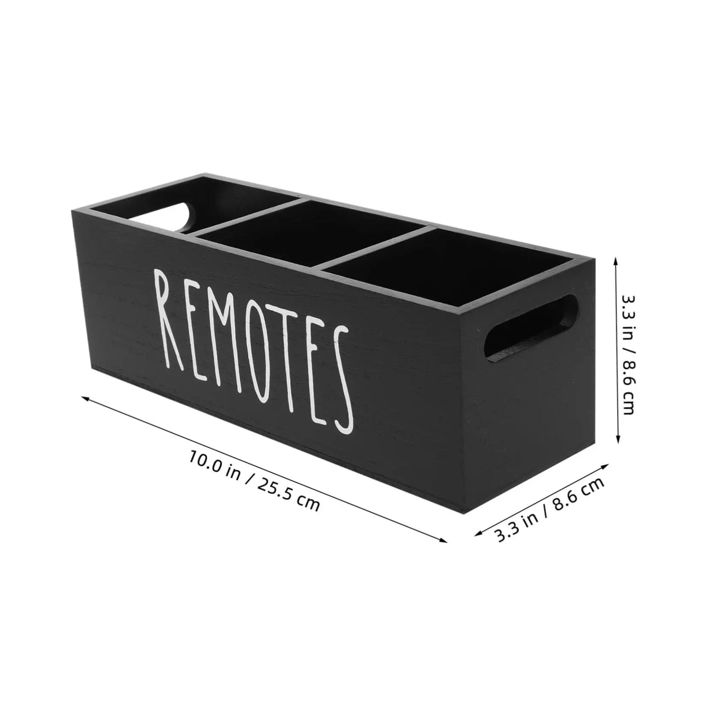 Wooden Organizer for Remote Controls Stationery for Living Room Bedroom Office Desk Storage Storage Bins for Home Organization