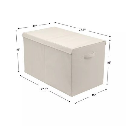 Sorbus Toy Chest with Flip-Top Lid, Kids Collapsible Storage for Nursery, Playroom, Closet, Home Organization