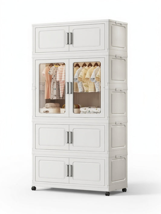 Foldable Dustproof Storage Cabinet