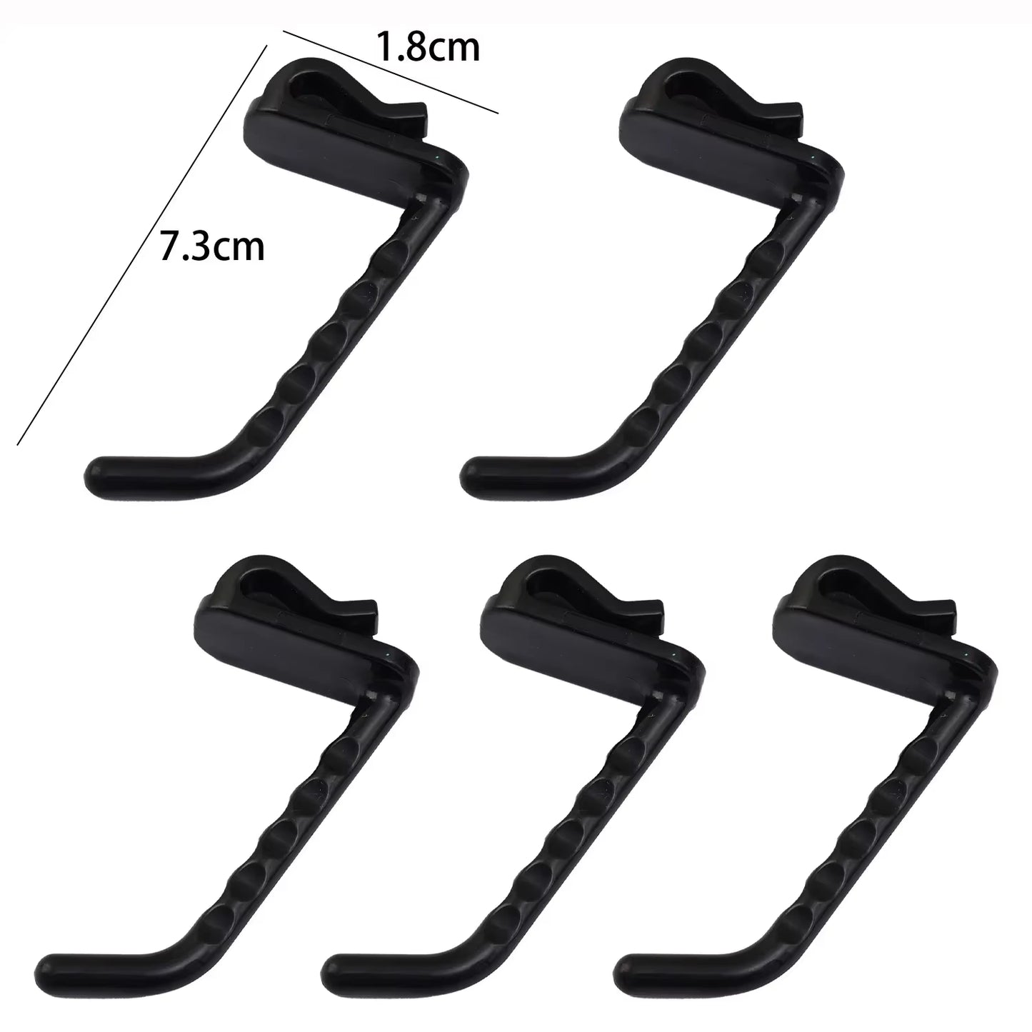 50/5PCS Supermarket Mesh Panel Hooks Color Multi-Purpose Display Racking Storage Hook Wall-Mounted Key Hangers Home Organization