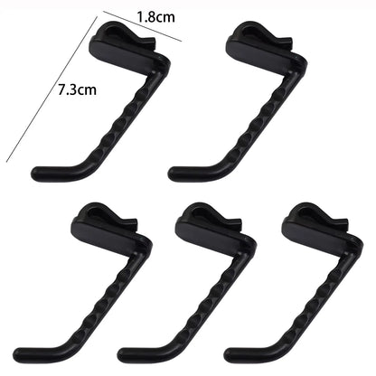 50/5PCS Supermarket Mesh Panel Hooks Color Multi-Purpose Display Racking Storage Hook Wall-Mounted Key Hangers Home Organization