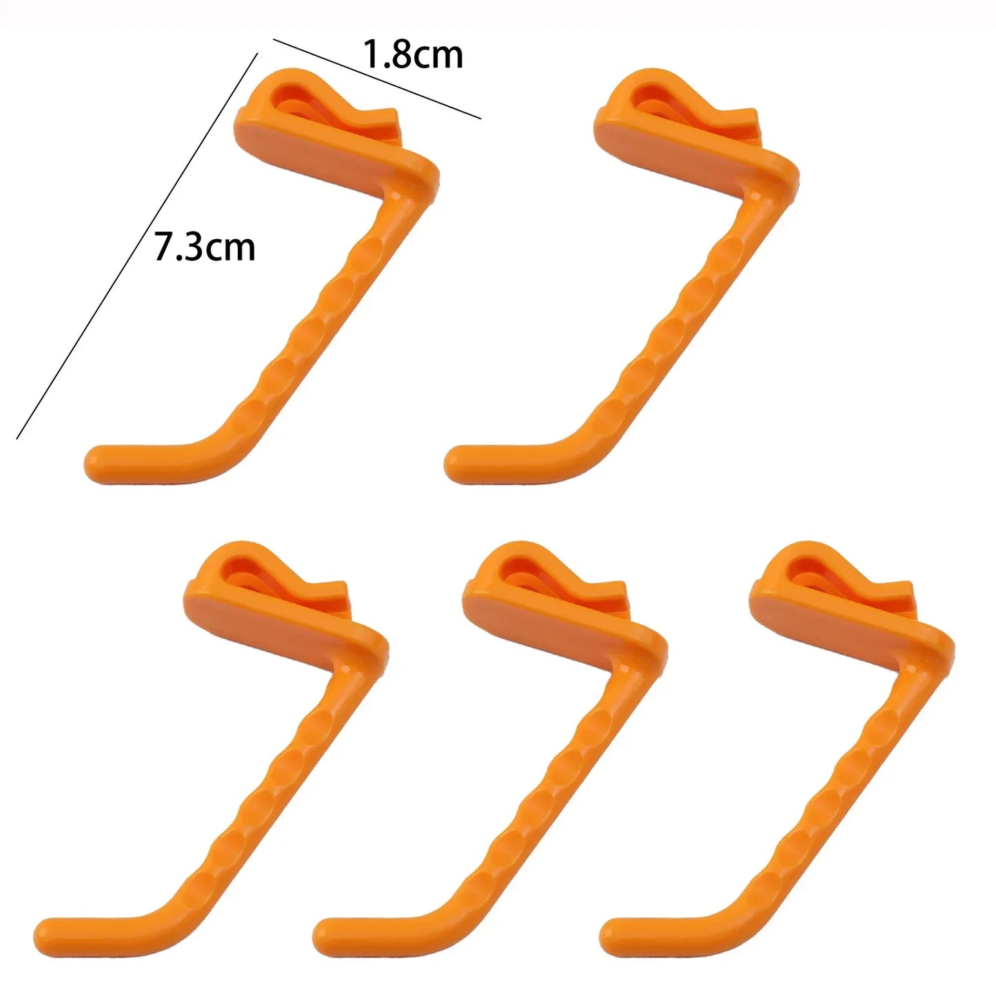 50/5PCS Supermarket Mesh Panel Hooks Color Multi-Purpose Display Racking Storage Hook Wall-Mounted Key Hangers Home Organization